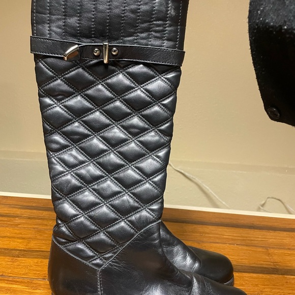 Stuart Weitzman Black Leather Boots - Picture 2 of 7